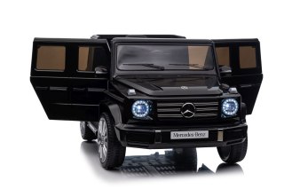 SAMOCHÓD NA AKUMULATOR DLA DZIECKA AUTO MERCEDES G500 4X4 LED PILOT EVA SKÓRA MP3