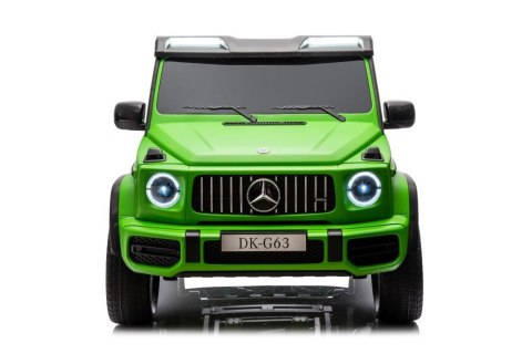 AUTO NA AKUMULATOR DLA 2 DZIECI MERCEDES G63 XXL 4X4 LAKIER EVA SKÓRA PILOT LED MP3