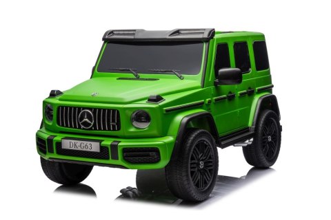 AUTO NA AKUMULATOR DLA 2 DZIECI MERCEDES G63 XXL 4X4 LAKIER EVA SKÓRA PILOT LED MP3