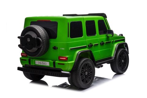 AUTO NA AKUMULATOR DLA 2 DZIECI MERCEDES G63 XXL 4X4 LAKIER EVA SKÓRA PILOT LED MP3