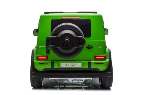 AUTO NA AKUMULATOR DLA 2 DZIECI MERCEDES G63 XXL 4X4 LAKIER EVA SKÓRA PILOT LED MP3