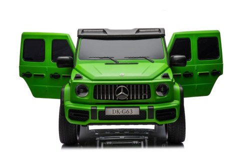 AUTO NA AKUMULATOR DLA 2 DZIECI MERCEDES G63 XXL 4X4 LAKIER EVA SKÓRA PILOT LED MP3