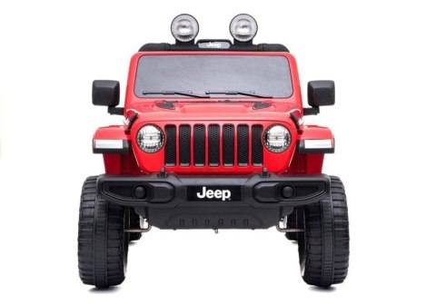 AUTO NA AKUMULATOR DLA DZIECKA JEEP WRANGLER RUBICON EVA LED SKÓRA PILOT 2.4G