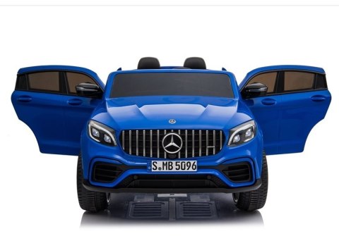 AUTO NA AKUMULATOR DLA 2 DZIECI MERCEDES GLC 63S 4X4 MP4 LAKIER EVA LED SKÓRA PILOT 2.4G