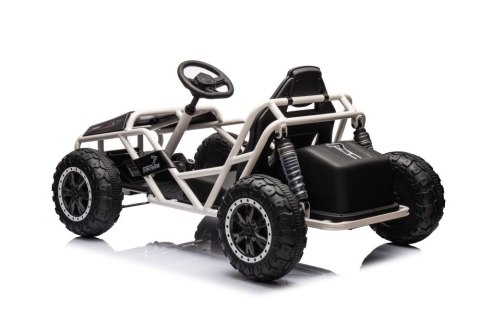 DUŻE AUTO NA AKUMULATOR DLA DZIECI GOKART BUGGY A8812 24V 2X100W SKÓRA EVA