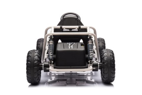 DUŻE AUTO NA AKUMULATOR DLA DZIECI GOKART BUGGY A8812 24V 2X100W SKÓRA EVA