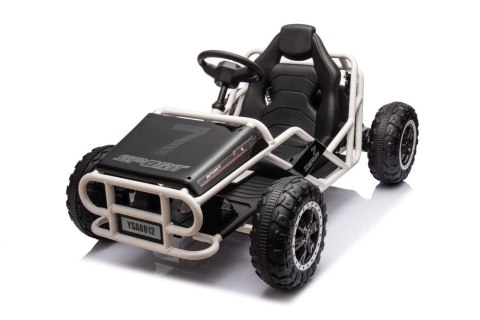 DUŻE AUTO NA AKUMULATOR DLA DZIECI GOKART BUGGY A8812 24V 2X100W SKÓRA EVA