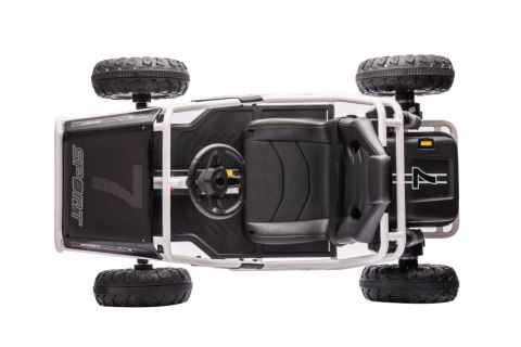 DUŻE AUTO NA AKUMULATOR DLA DZIECI GOKART BUGGY A8812 24V 2X100W SKÓRA EVA