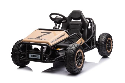 DUŻE AUTO NA AKUMULATOR DLA DZIECI GOKART BUGGY A8812 24V 2X100W SKÓRA EVA