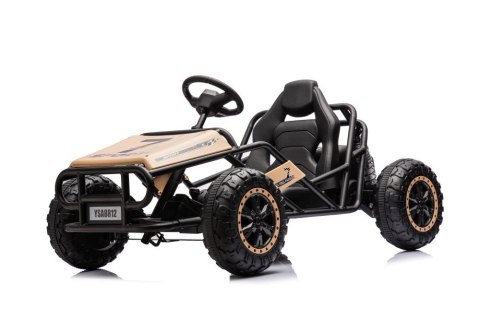 DUŻE AUTO NA AKUMULATOR DLA DZIECI GOKART BUGGY A8812 24V 2X100W SKÓRA EVA