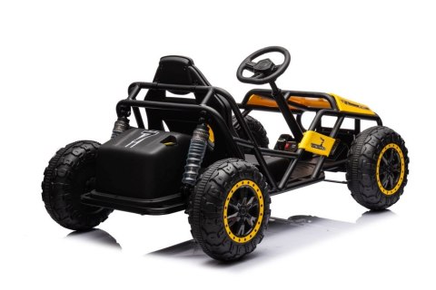 DUŻE AUTO NA AKUMULATOR DLA DZIECI GOKART BUGGY A8812 24V 2X100W SKÓRA EVA