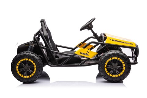 DUŻE AUTO NA AKUMULATOR DLA DZIECI GOKART BUGGY A8812 24V 2X100W SKÓRA EVA