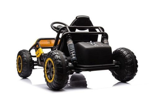 DUŻE AUTO NA AKUMULATOR DLA DZIECI GOKART BUGGY A8812 24V 2X100W SKÓRA EVA