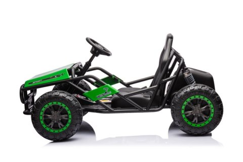 DUŻE AUTO NA AKUMULATOR DLA DZIECI GOKART BUGGY A8812 24V 2X100W SKÓRA EVA