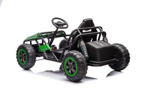 DUŻE AUTO NA AKUMULATOR DLA DZIECI GOKART BUGGY A8812 24V 2X100W SKÓRA EVA