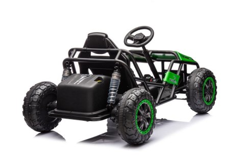 DUŻE AUTO NA AKUMULATOR DLA DZIECI GOKART BUGGY A8812 24V 2X100W SKÓRA EVA