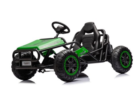 DUŻE AUTO NA AKUMULATOR DLA DZIECI GOKART BUGGY A8812 24V 2X100W SKÓRA EVA