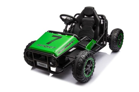 DUŻE AUTO NA AKUMULATOR DLA DZIECI GOKART BUGGY A8812 24V 2X100W SKÓRA EVA