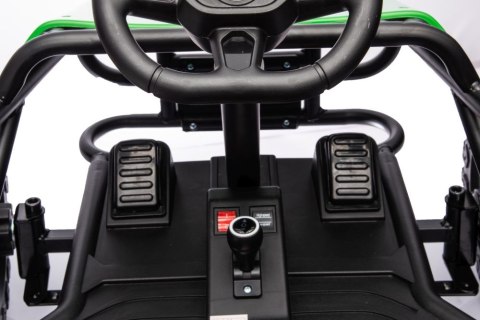 DUŻE AUTO NA AKUMULATOR DLA DZIECI GOKART BUGGY A8812 24V 2X100W SKÓRA EVA