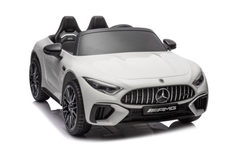 AUTO NA AKUMULATOR DLA DZIECI MERCEDES AMG SL63 2X200W PILOT SKÓRA EVA LED RADIO MP3