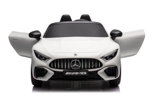 AUTO NA AKUMULATOR DLA DZIECI MERCEDES AMG SL63 2X200W PILOT SKÓRA EVA LED RADIO MP3