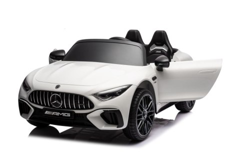 AUTO NA AKUMULATOR DLA DZIECI MERCEDES AMG SL63 2X200W PILOT SKÓRA EVA LED RADIO MP3