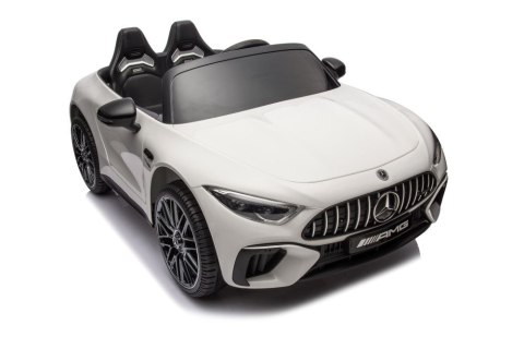 AUTO NA AKUMULATOR DLA DZIECI MERCEDES AMG SL63 2X200W PILOT SKÓRA EVA LED RADIO MP3