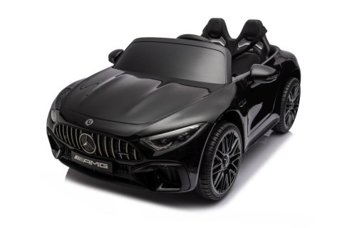 AUTO NA AKUMULATOR DLA DZIECI MERCEDES AMG SL63 2X200W PILOT SKÓRA EVA LED RADIO MP3