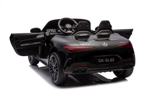 AUTO NA AKUMULATOR DLA DZIECI MERCEDES AMG SL63 2X200W PILOT SKÓRA EVA LED RADIO MP3