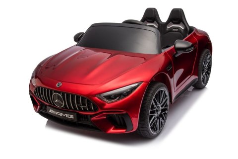 AUTO NA AKUMULATOR DLA DZIECI MERCEDES AMG SL63 2X200W LAKIER PILOT SKÓRA EVA LED RADIO MP3