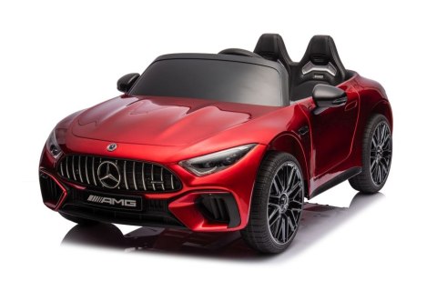 AUTO NA AKUMULATOR DLA DZIECI MERCEDES AMG SL63 2X200W LAKIER PILOT SKÓRA EVA LED RADIO MP3