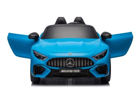 AUTO NA AKUMULATOR DLA DZIECI MERCEDES AMG SL63 2X200W LAKIER PILOT SKÓRA EVA LED RADIO MP3