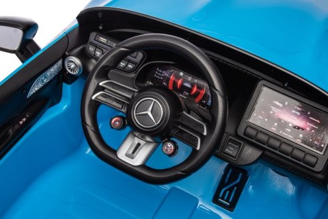 AUTO NA AKUMULATOR DLA DZIECI MERCEDES AMG SL63 2X200W LAKIER PILOT SKÓRA EVA LED RADIO MP3