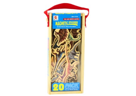 Zestaw Magnesy Drewniane Zwierzęta 20 Sztuk Kolorowe Zestaw Magnesy Drewniane Zwierzęta 20 Sztuk Kolorowe