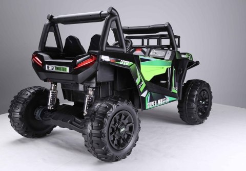 SAMOCHÓD NA AKUMULATOR AUTO DLA 2 DZIECI BUGGY JS360 2X200W EVA SKÓRA PILOT