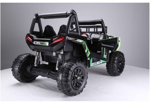 SAMOCHÓD NA AKUMULATOR AUTO DLA 2 DZIECI BUGGY JS360 2X200W EVA SKÓRA PILOT