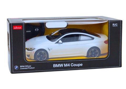 SAMOCHÓD ZDALNIE STEROWANY AUTO RC 1:14 BMW M4 COUPE RASTAR ŚWIATŁA PILOT 2.4G