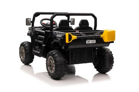 AUTO NA AKUMULATOR DLA 2 DZIECI TERENOWE XMX623 MP4 4X4 PILOT SKÓRA EVA LED