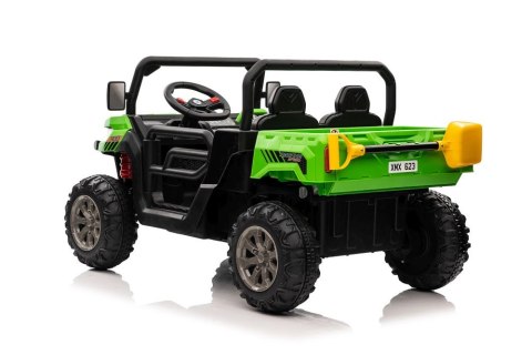 AUTO NA AKUMULATOR DLA 2 DZIECI TERENOWE XMX623 MP4 4X4 PILOT SKÓRA EVA LED