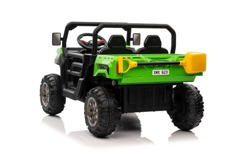 AUTO NA AKUMULATOR DLA 2 DZIECI TERENOWE XMX623 MP4 4X4 PILOT SKÓRA EVA LED