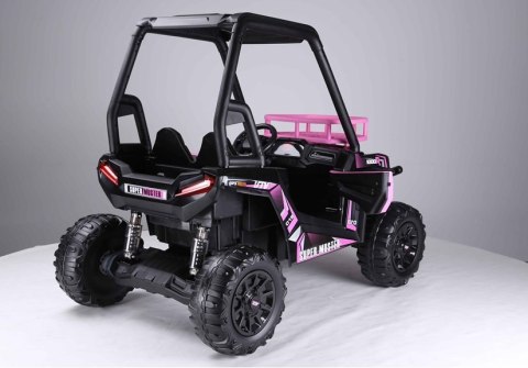 SAMOCHÓD NA AKUMULATOR AUTO DLA 2 DZIECI BUGGY JS360-1 2X200W EVA SKÓRA PILOT