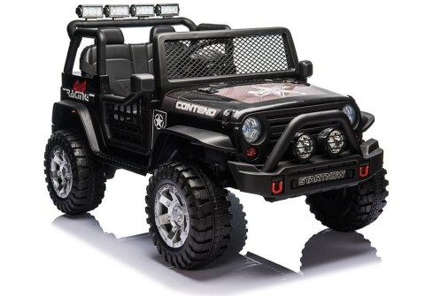 AUTO NA AKUMULATOR DLA DZIECKA JEEP XMX618 LAKIER 4X4 KOŁA EVA SKÓRA PILOT LED MP3