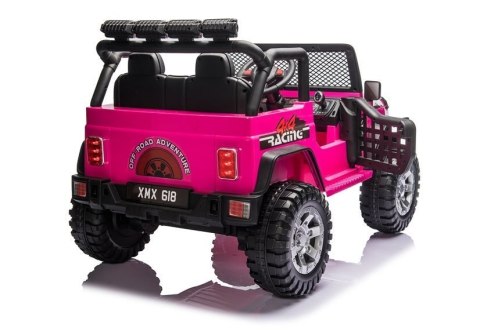 AUTO NA AKUMULATOR DLA DZIECKA JEEP XMX618 4X4 KOŁA EVA SKÓRA PILOT LED MP3