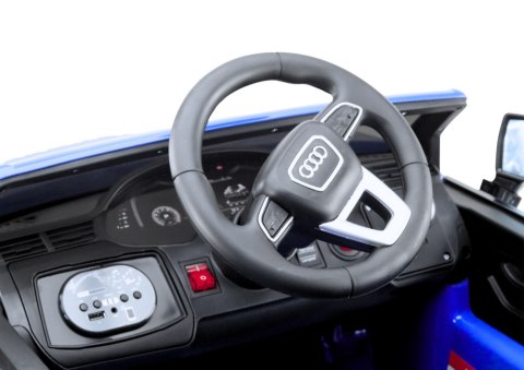 AUTO NA AKUMULATOR DLA DZIECKA AUDI Q7 LAKIER PILOT KOŁA EVA SKÓRA LED MP3