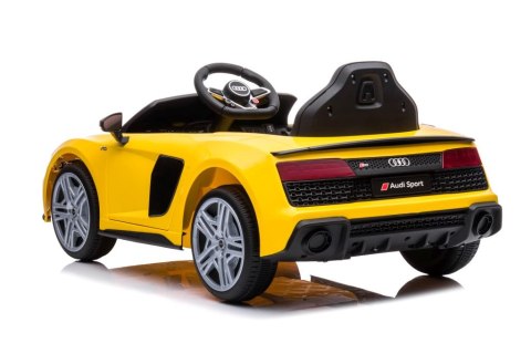 AUTO NA AKUMULATOR DLA DZIECKA AUDI R8 LIFT A300 PILOT SKÓRA EVA LED MP3