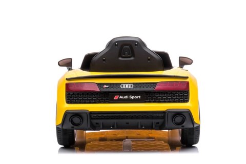 AUTO NA AKUMULATOR DLA DZIECKA AUDI R8 LIFT A300 PILOT SKÓRA EVA LED MP3