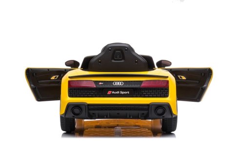 AUTO NA AKUMULATOR DLA DZIECKA AUDI R8 LIFT A300 PILOT SKÓRA EVA LED MP3