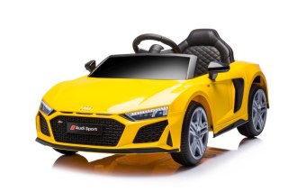 AUTO NA AKUMULATOR DLA DZIECKA AUDI R8 LIFT A300 PILOT SKÓRA EVA LED MP3