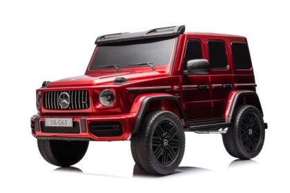 AUTO NA AKUMULATOR DLA 2 DZIECI MERCEDES G63 XXL 24V 4X200W MP4 PILOT LED EVA SKÓRA