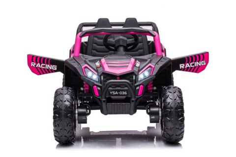 AUTO NA AKUMULATOR DLA DZIECKA BUGGY YSA036 4X4 PILOT KOŁA EVA SKÓRA LED MP3